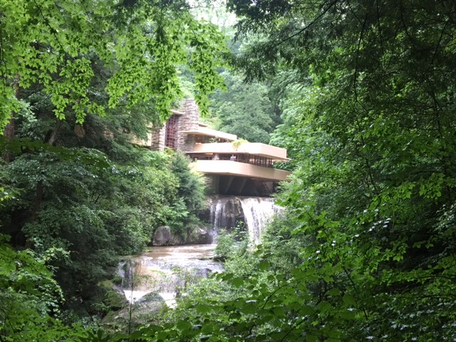Fallingwater in southwestern Pennsylvania (designed by Frank Lloyd Wright)